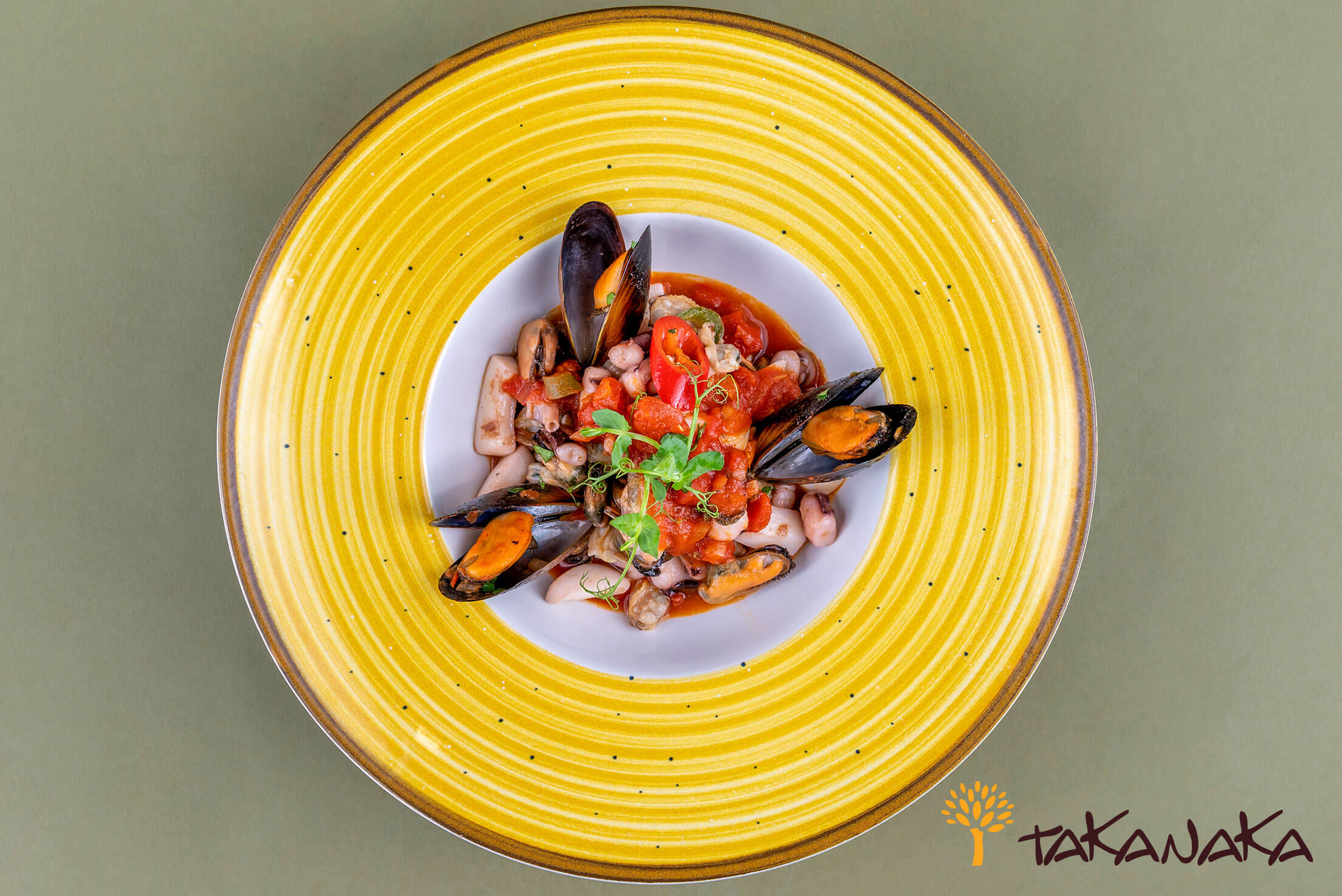 Seafood in tomato sauce