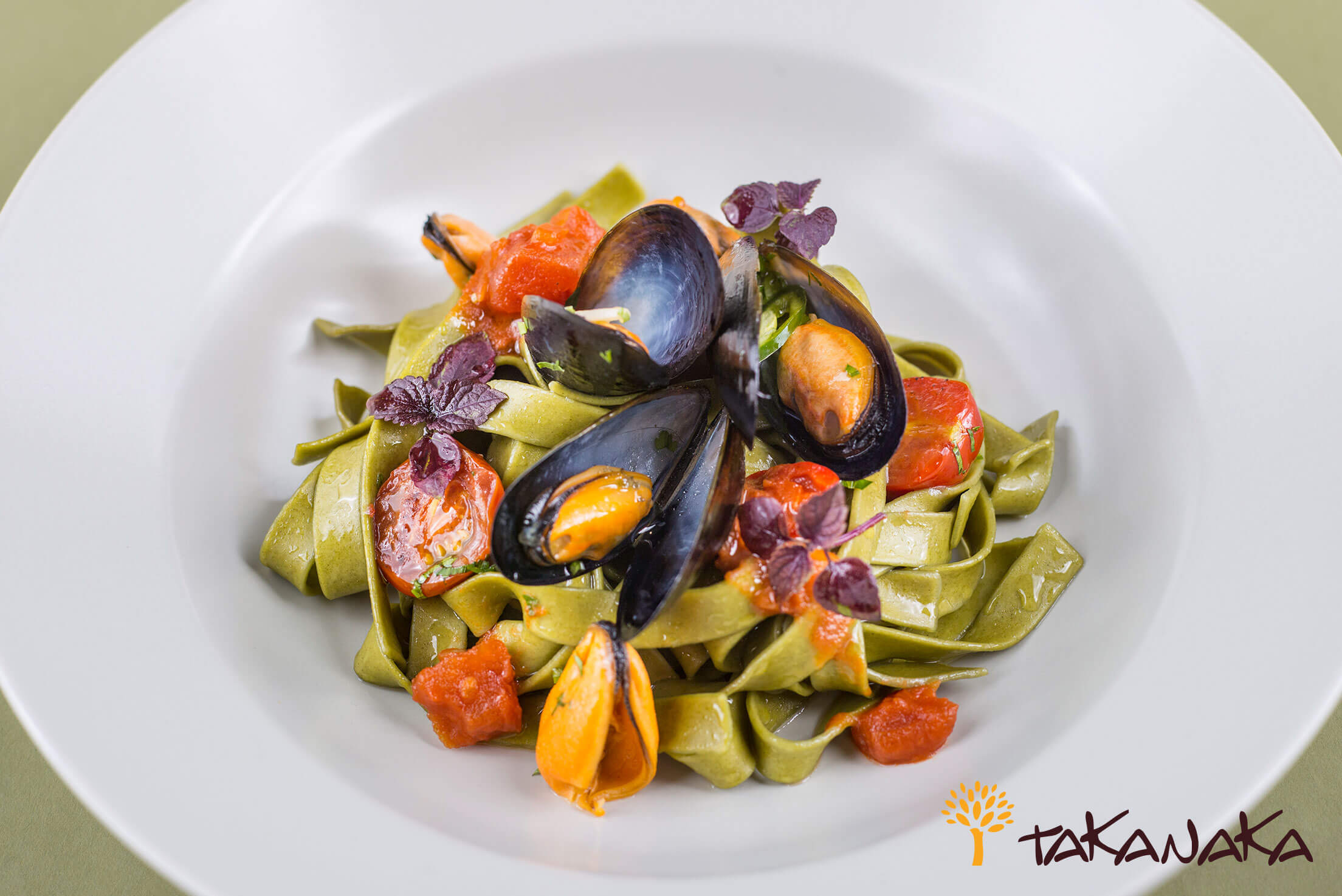 Seafood tagliatelle