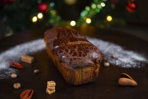 Traditional Romanian Sweet Bread with Salted Caramel Filling